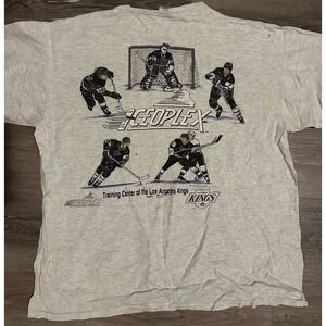 Vintage Los Angeles Kings Iceplex Training Center Graphic T Shirt Mens XL